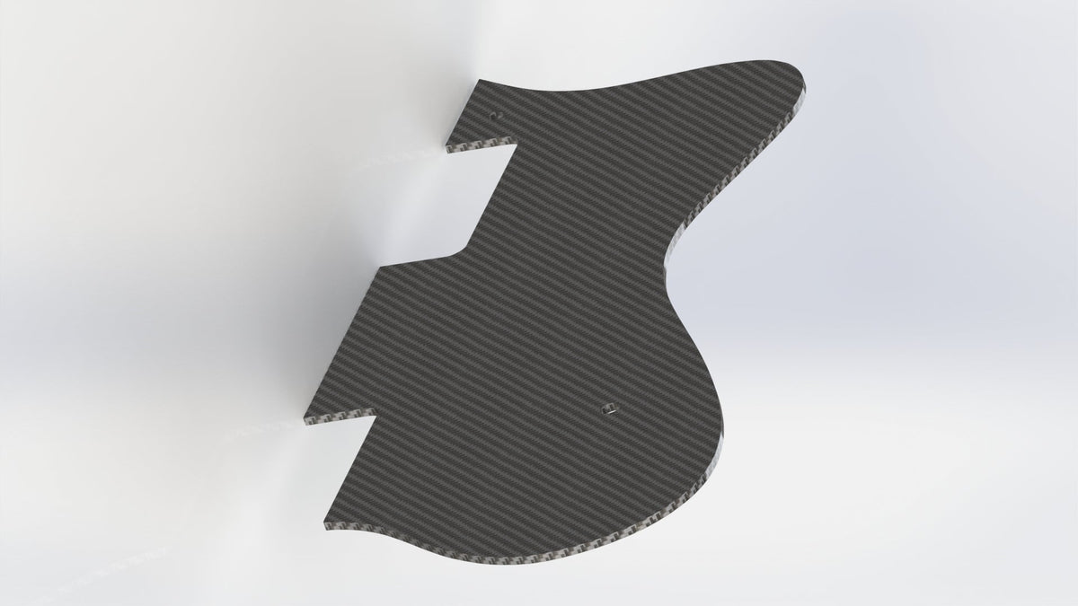 Universal *CARBON FIBER 100%* Pickguard Fits Epiphone Dot Jazz Guitar LP Guitar
