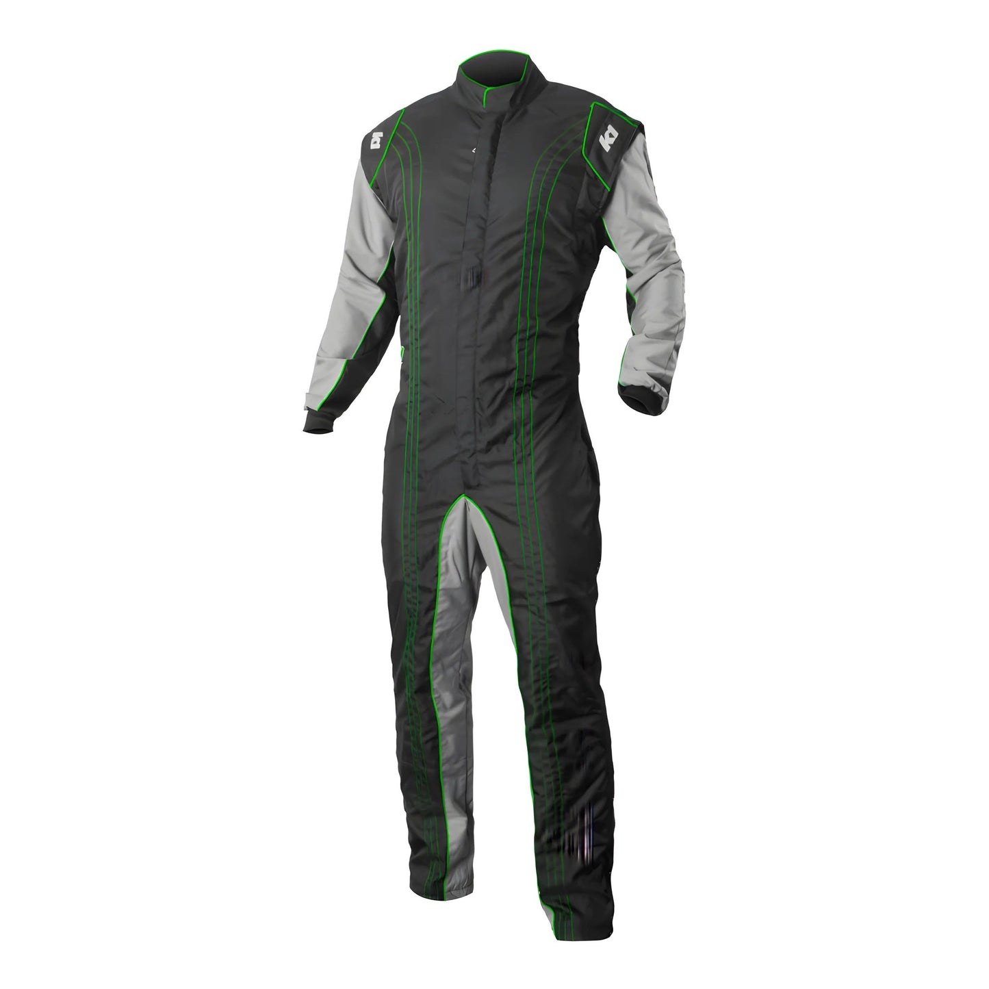 Suit Karting GK2 Adult Large/X-Lrg Black/Green