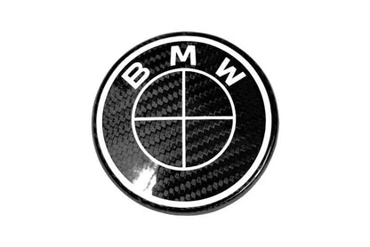 BMW Roundel Emblem Covers - Full Carbon Fiber
