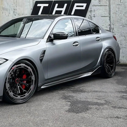 BMW 3/4 Series G80 G81 G82 G83 MP Style Carbon Fiber Side Skirts (2019 - 2024)