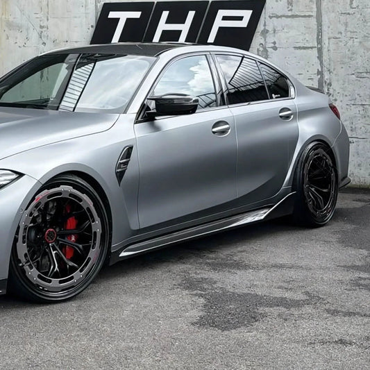 BMW 3/4 Series G80 G81 G82 G83 MP Style Carbon Fiber Side Skirts (2019 - 2024)