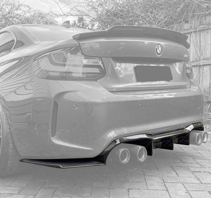 BMW 2 Series M2 F87 MTC Design Carbon Fiber Diffuser (2014 - 2021)