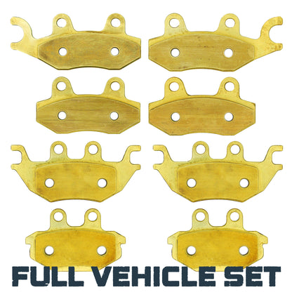 Kawasaki Mule Pro DX/DTX/FX/FXT/FXR 2015-2026 Brass Brake Pad Set