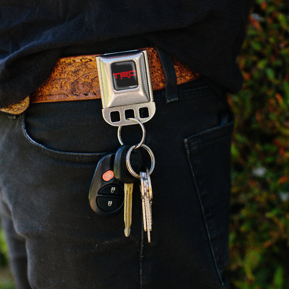 Keyholder - Toyota Racing Development TRD Logo Full Color Black/Red