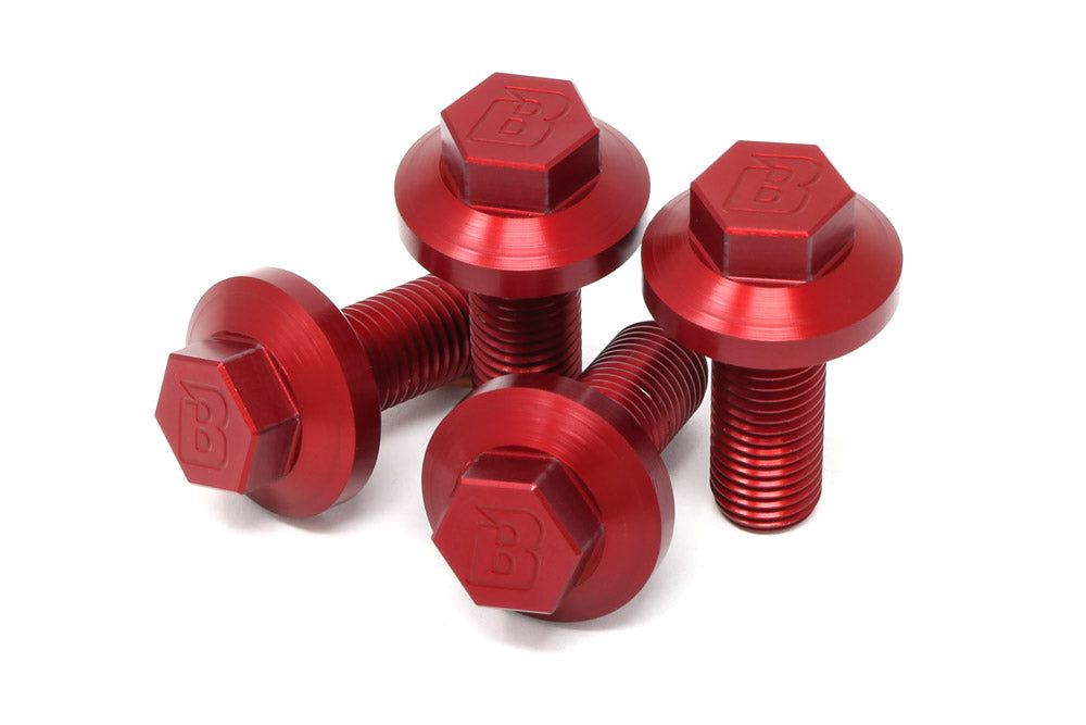 Burnt titanium strut  bolts