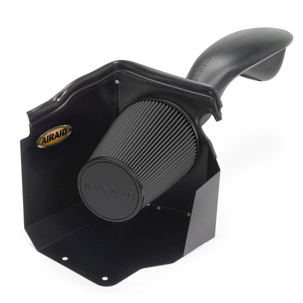 Airaid 99-06 Chevy Silverado 4.8/5.3/6.0L (w/Low Hood) CAD Intake System w/ Tube (Dry / Black Media) 202-145