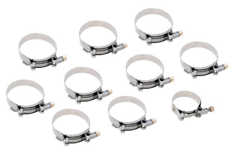AEM Induction AEM Mitsubishi Evo X Intercooler SS Hose Clamp Kit (Min Hose Dia 2in / Max Hose Dia 2.938in) 23-201