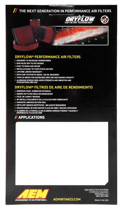 AEM Induction 96-06 Jeep Wrangler 2.5/ 4.0L Air Filter AIP28-20114