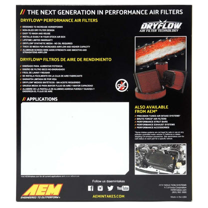 AEM Induction DryFlow Air Filter 07-21 Ford P/U 4.6/5.4L AIP28-20385