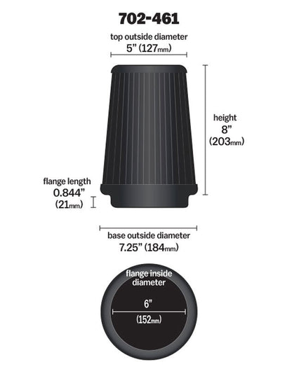 Airaid Kit Replacement Filter 702-461