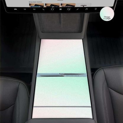 KPMF Matte Aurora Pearl | Tesla Center Console Wrap Kit | Model 3 '24-26 Refresh