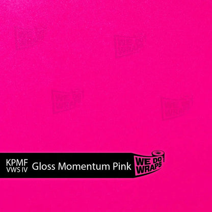 KPMF Gloss Momentum Pink Tesla Emblem Decals (Front + Back) | Model X