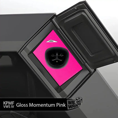 KPMF Gloss Momentum Pink Tesla Charge Port Wrap | Cybertruck