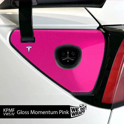 KPMF Gloss Momentum Pink Tesla Charge Port Wrap | Model 3