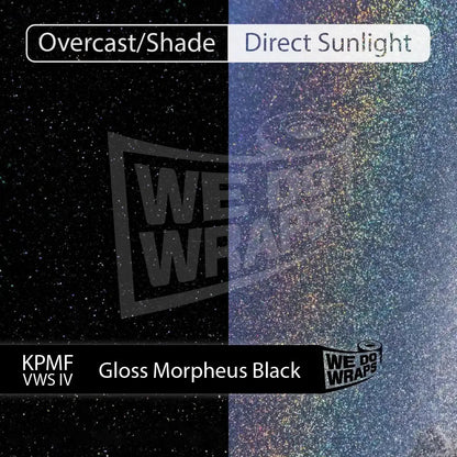 KPMF Gloss Morpheus Black Tesla Charge Port Wrap | Model Y