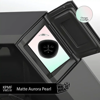 KPMF Matte Aurora Pearl Tesla Charge Port Wrap | Cybertruck