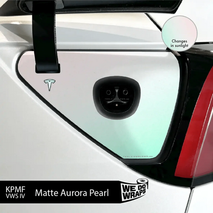 KPMF Matte Aurora Pearl Tesla Charge Port Wrap | Model Y