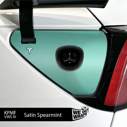 KPMF Satin Spearmint Tesla Charge Port Wrap | Model 3