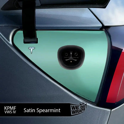 KPMF Satin Spearmint Tesla Charge Port Wrap | Model 3