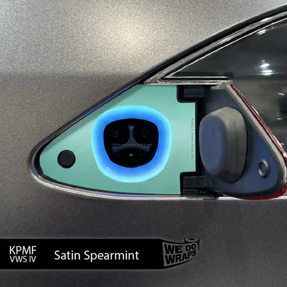 KPMF Satin Spearmint Tesla Charge Port Wrap | Model X