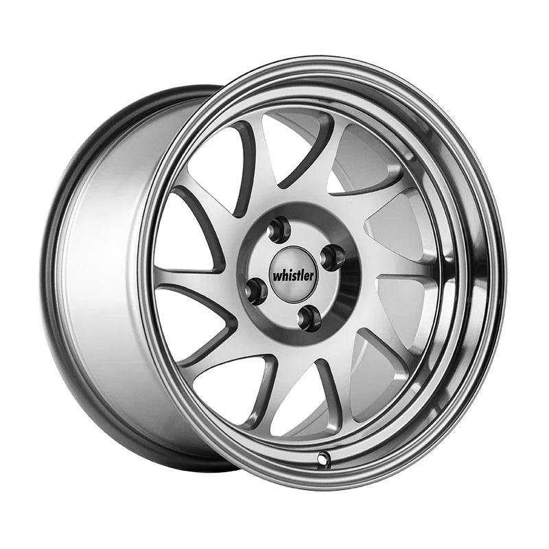 Whistler KR7 Full Machined Silver Wheels – Set of 4