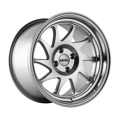 Whistler KR7 Full Machined Silver Wheels – Set of 4