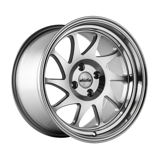 Whistler KR7 Full Machined Silver Wheels – Set of 4