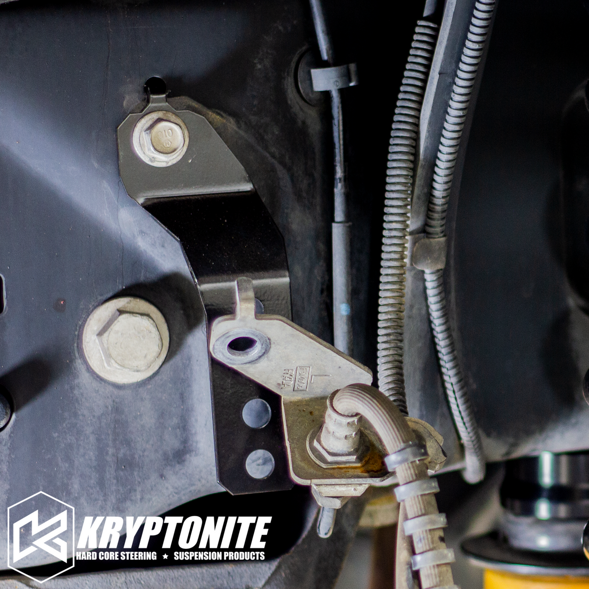 Kryptonite Ford Super Duty F250/F350 Brake Line Drop Bracket Kit 2017-2025
