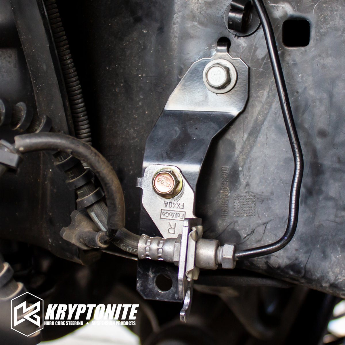 Kryptonite Ford Super Duty F250/F350 Brake Line Drop Bracket Kit 2017-2025
