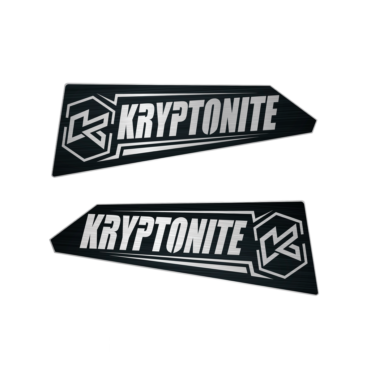 Kryptonite Upper Control Arm Stainless Logo Plates | 2011–2026 Chevy/GMC 2500HD/3500HD