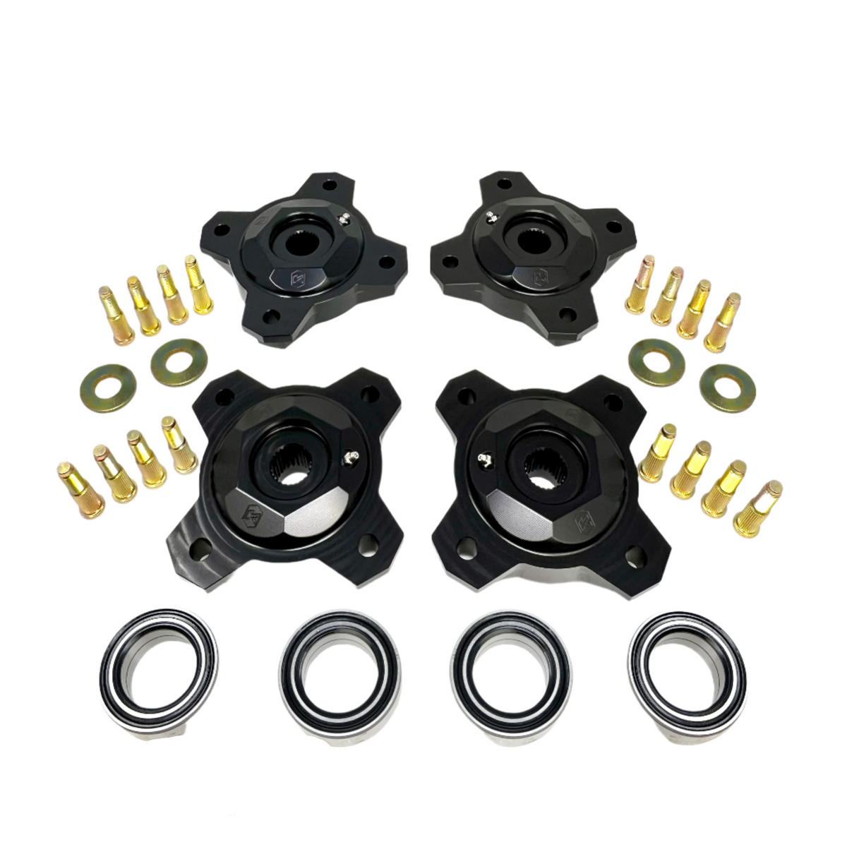 Kryptonite Death Grip Polaris RZR XP 2014-2022 Deluxe Hub Assembly Kit