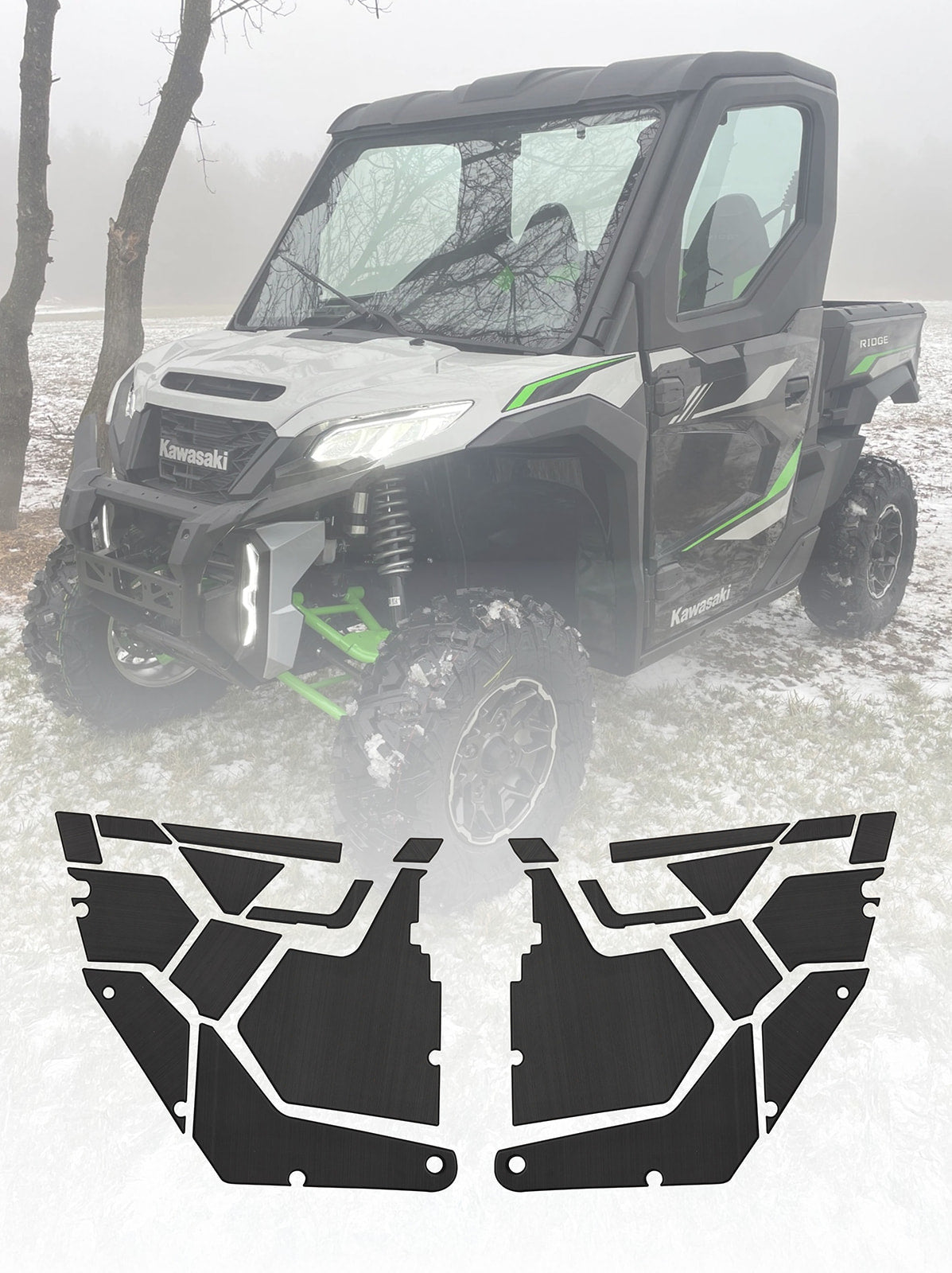 EVA Foam Door Panel Kit Kawasaki Ridge