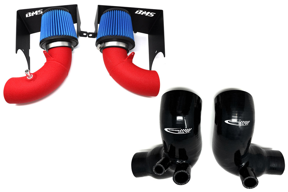 Kia-Stinger-matte-Red-Intake-blue-filters-silicone