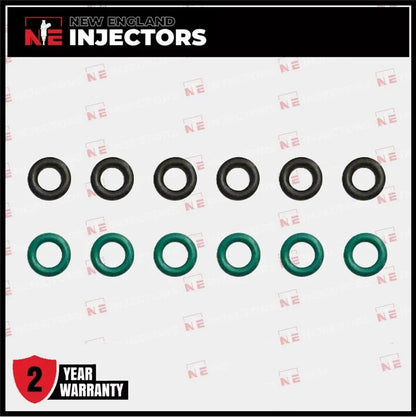 Fuel Injector Seal / O-Ring Kit for Bosch EV14 0280158 6 Cylinder Nissan 350z +
