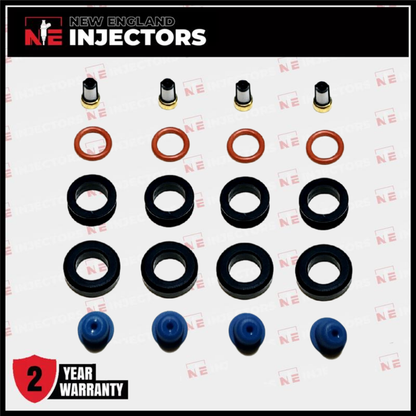 DSM Eclipse Talon Fuel Injector O-Rings Rebuild Repair Kit 450cc Blue Black Top
