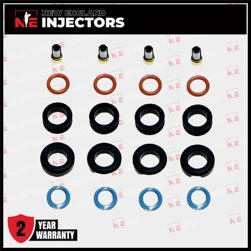 Mitsubishi Evo 8 9 Evolution Fuel Injector O-Ring Repair / Rebuild Kit Set of 4