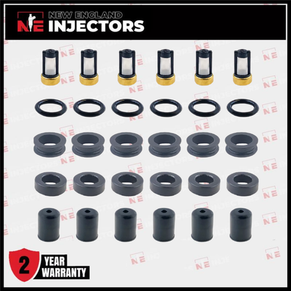 Denso Fuel Injector Rebuild Kit 195500-2270 15710-92E01 Suzuki DT150 DT200 DT225