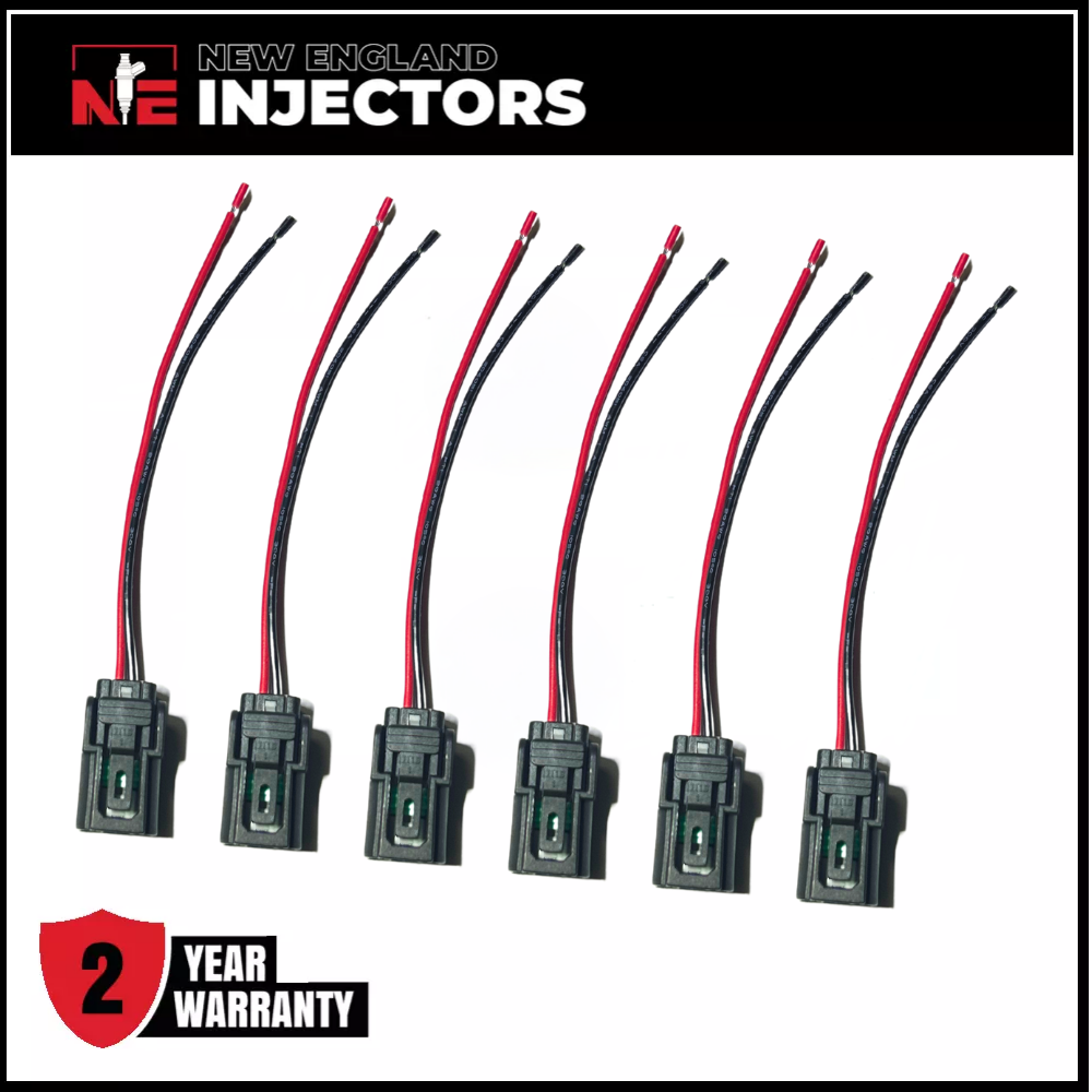 Set of 6 Fuel Injector Connectors Fits 16-19 16010-RLV-315 Honda Odyssey 3.5L