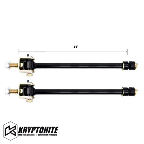 Kryptonite Sway Bar End Links 7–9" For 2001–2010 Chevy/GMC HD Trucks