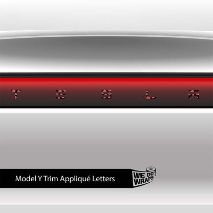 Kumo Clouds Tesla Emblem Decals (Front + Back) | Model Y