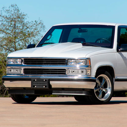 1988-1998 Chevrolet/GMC C10 C/K LED Strip Bumper Corner Signal Lights (Chrome Housing/Clear Lens)