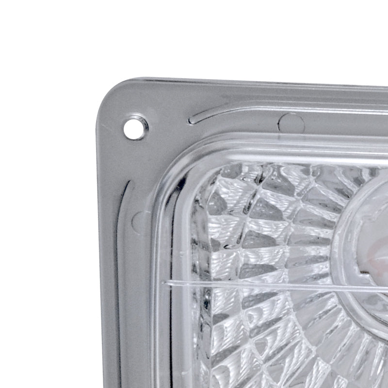 1988-1999 Chevrolet C/K C10/Suburban/Silverado/Tahoe GMC Sierra/Yukon Bumper Lights (Chrome Housing/Clear Lens)