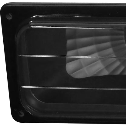 1988-1999 Chevrolet C/K C10/Suburban/Silverado/Tahoe GMC Sierra/Yukon Bumper Lights (Matte Black Housing/Clear Lens)