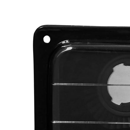 1988-1999 Chevrolet C/K C10/Suburban/Silverado/Tahoe GMC Sierra/Yukon Bumper Lights (Matte Black Housing/Clear Lens)