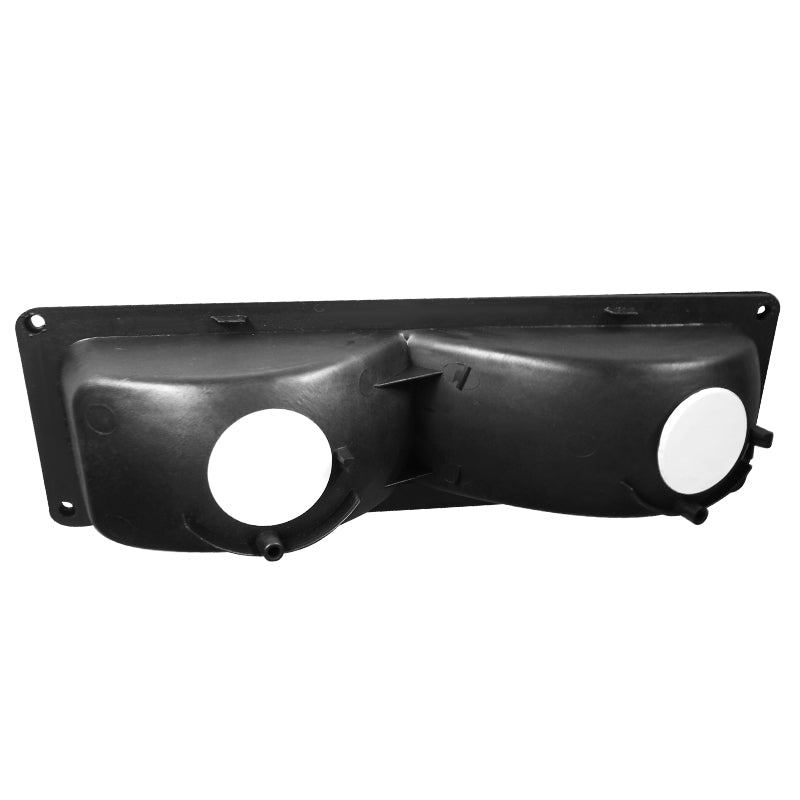 1988-1999 Chevrolet C/K C10/Suburban/Silverado/Tahoe GMC Sierra/Yukon Bumper Lights (Matte Black Housing/Clear Lens)