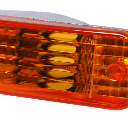 1990-1991 Acura Integra Bumper Lights (Chrome Housing/Amber Lens)