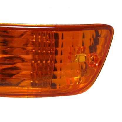 1992-1993 Acura Integra Bumper Lights (Chrome Housing/Amber Lens)