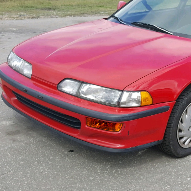 1992-1993 Acura Integra Bumper Lights (Chrome Housing/Amber Lens)