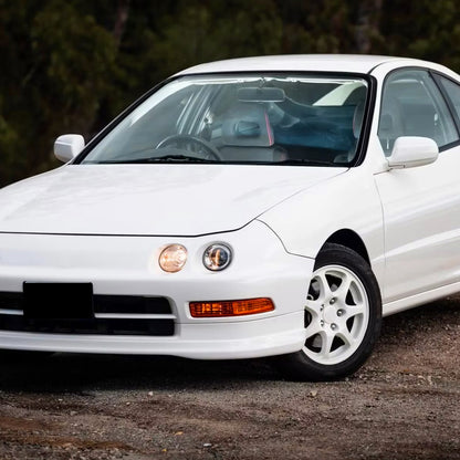 1994-1997 Accura Integra Bumper Lights (Chrome Housing/Amber Lens)