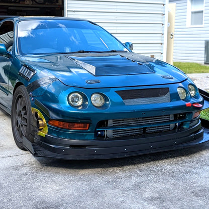 1994-1997 Accura Integra Bumper Lights (Chrome Housing/Amber Lens)